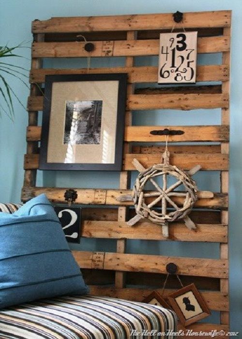 Tablero con pallets