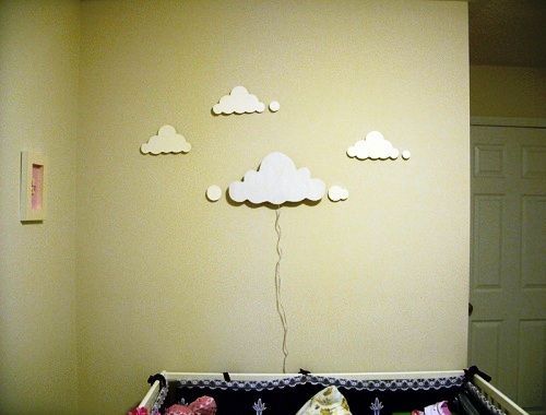 Brico-instalacion luminosa nubes