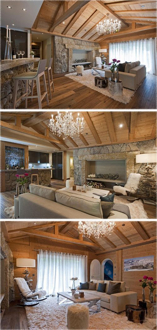 Sala de Estar Casa en Suiza