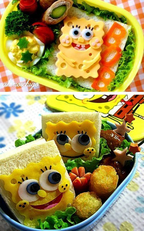 Sandwiches Bob Esponja Sandwiches Bob Esponja