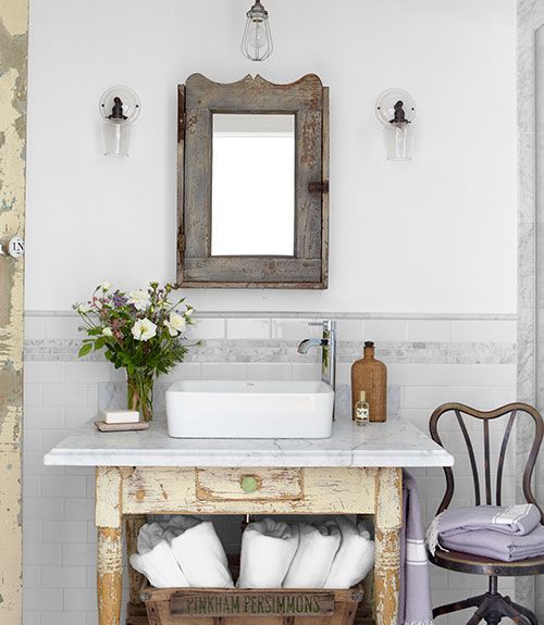 Lavabo casa de campo DIY