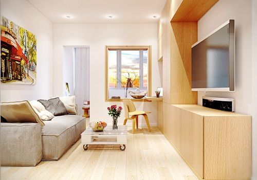 Salón pequeño apartamento