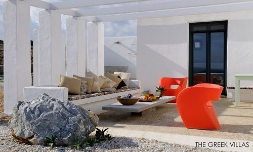 Terraza Villa Lokasti, en Koufonissi.