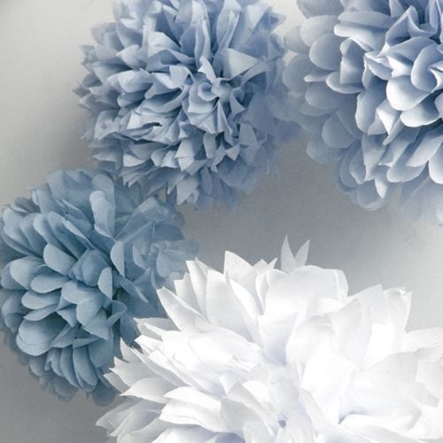 Pompones de papel DIY | Decoración de Interiores