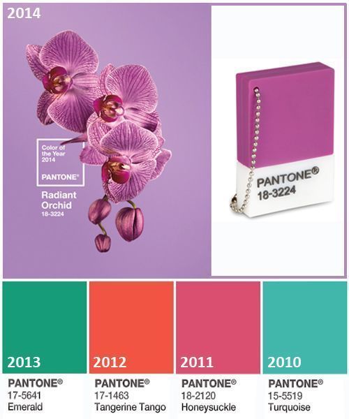 Pantone Radiant Orchid, el color del año 2014