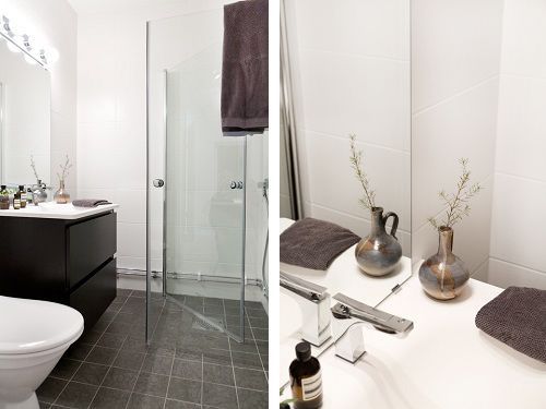 Baño apartamento en Vasastan, Estocolmo