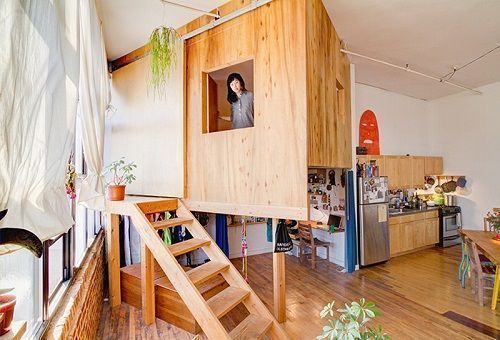 La casa del árbol I, loft en Brooklyn.Terri Chiao