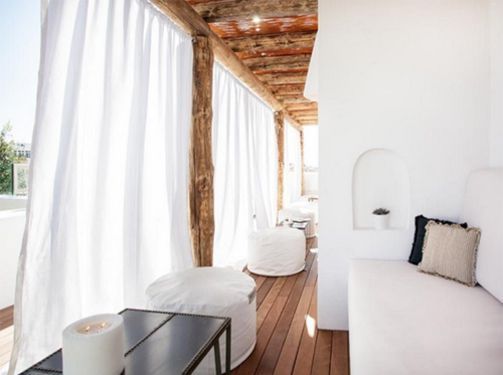 Salón de la terraza del Hotel HM Balanguera en Palma de Mallorca