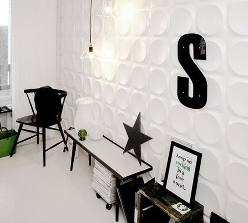Panel de pared 3D Moonscape, 3DWallpaper