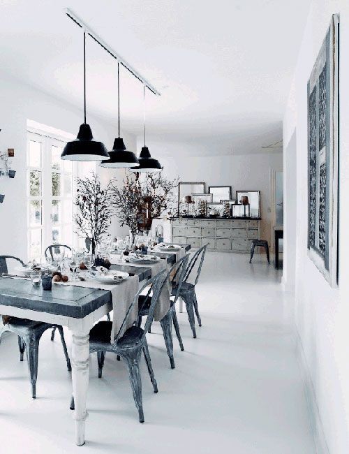 Decoración navideña sutil, HH, comedor