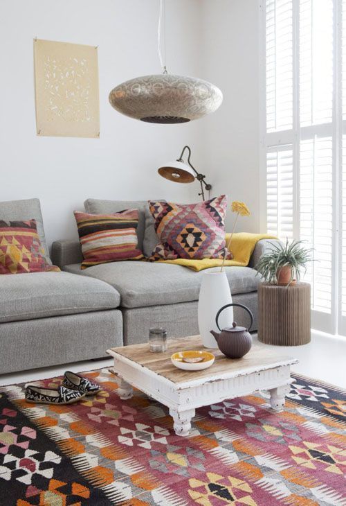 Decoración bohemia en Ede - Estar
