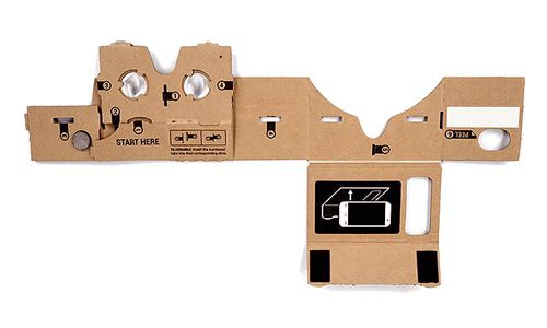 Google Carboard sin ensamblar
