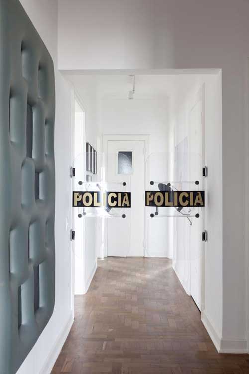 Apartamento modernista en Sao Paulo. Vestíbulo